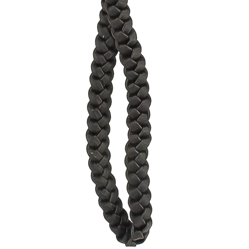 Add a Cane Wrist Strap with Snap - Braided Faux Leather