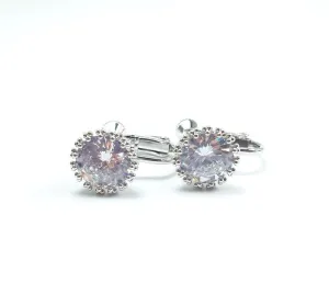 AZ0054-1 Crystal Earrings Clip on style FH2