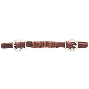 Berlin Custom Leather Braided Latigo Curb Strap