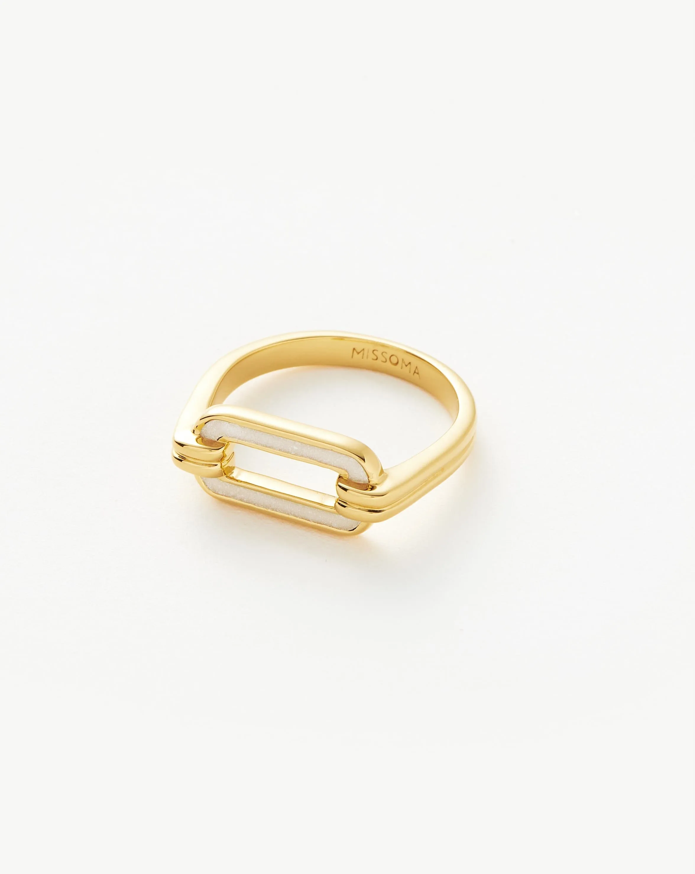 Enamel Haze Ovate Stacking Ring