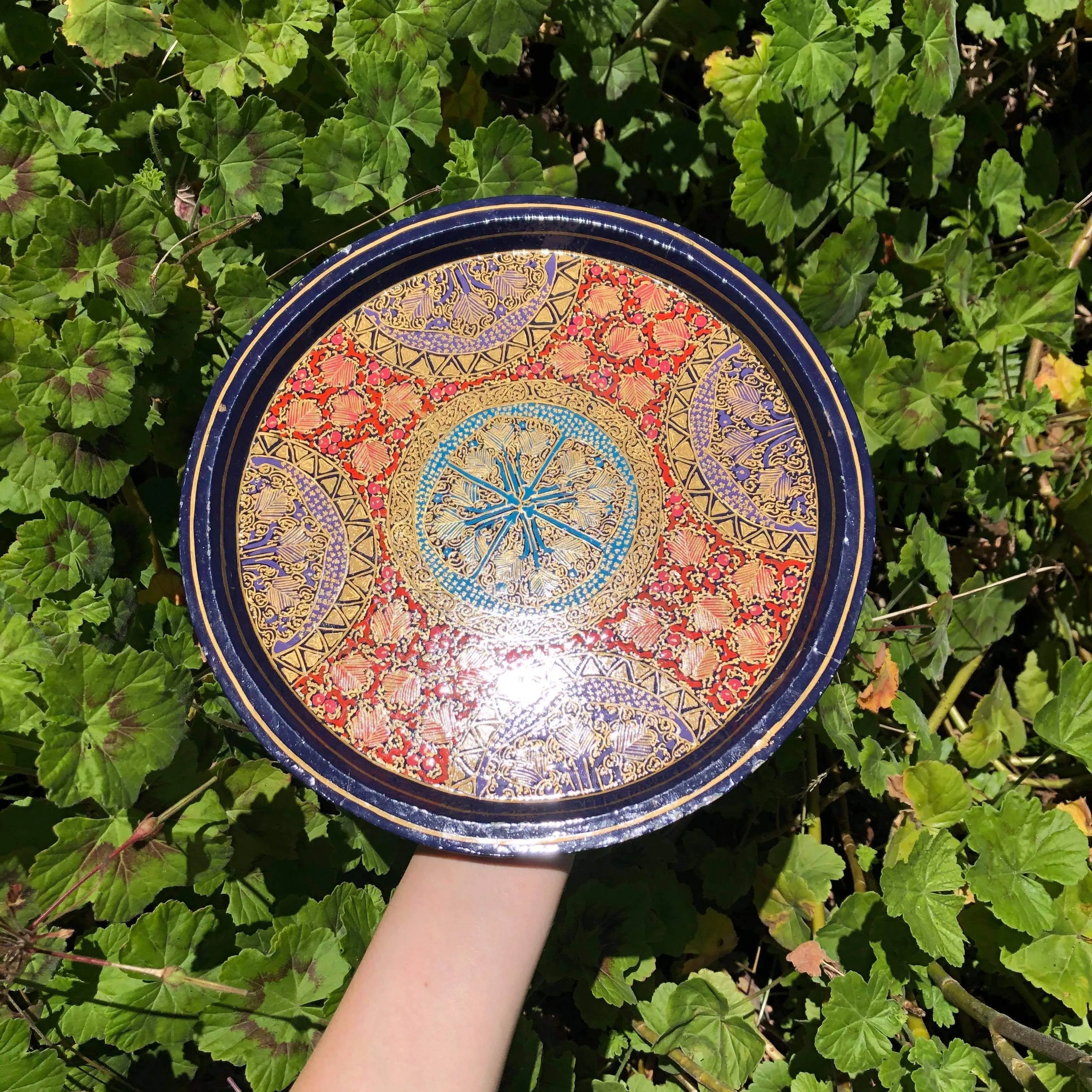 Fair Trade Hand Painted Decorative Tray