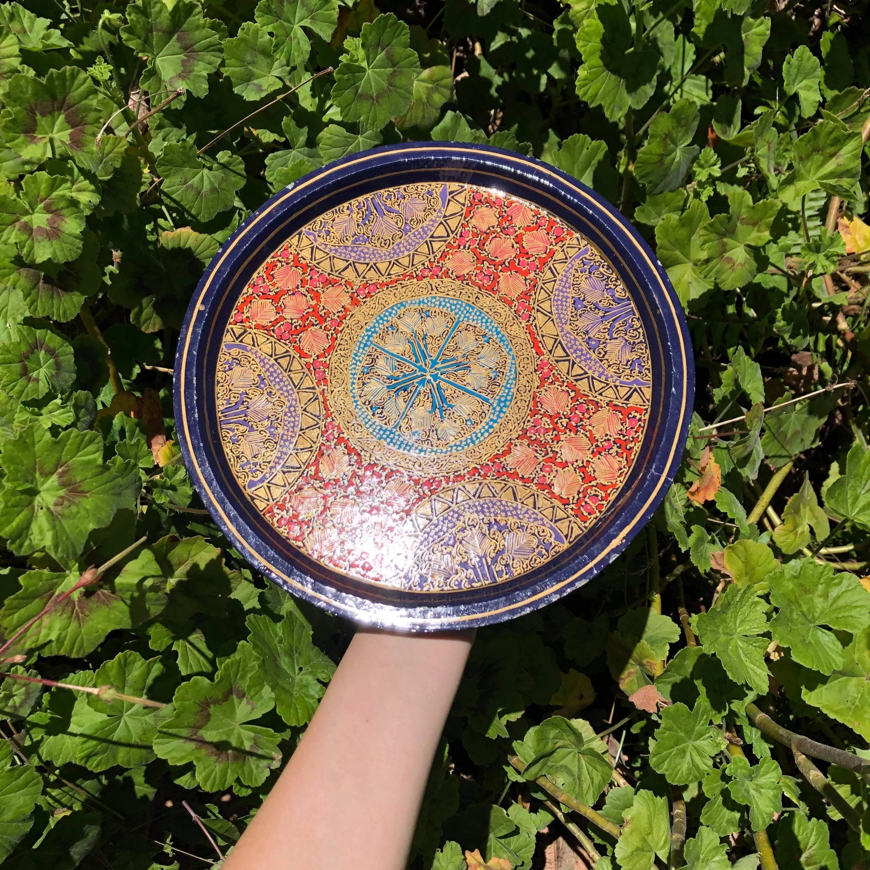 Fair Trade Hand Painted Decorative Tray