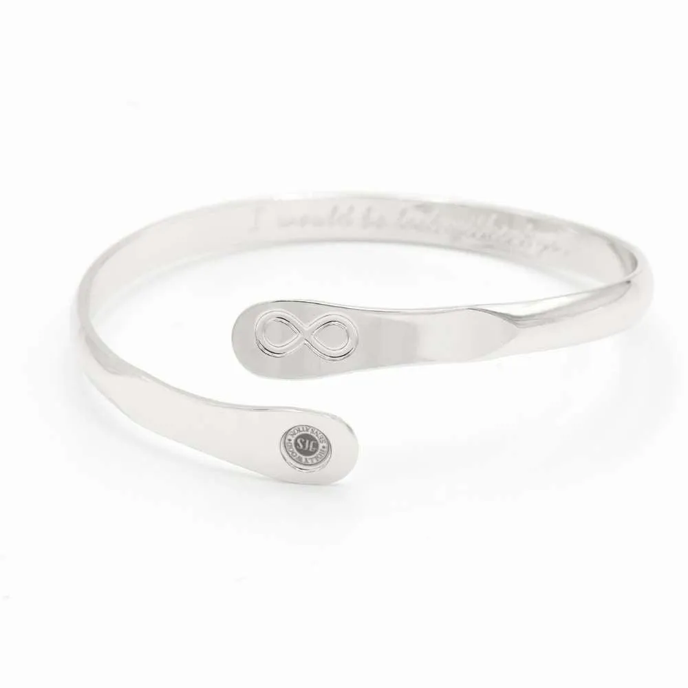 Friendship Bracelets, Infinity Bracelets, Best Friend Bracelets, Engraved Bracelets I would be lost without you- Infinity Sign