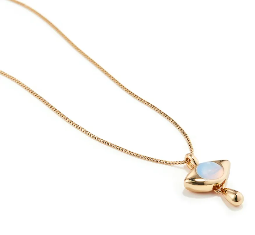 GOLD DENNI PENDANT NECKLACE