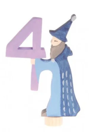 Grimms Birthday and Advent Ring Decoration - Handpainted Decorative Figure Number 4