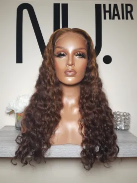 Hadiza - 22” Brown Curly