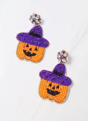 Halloweentown Pumpkin Earring