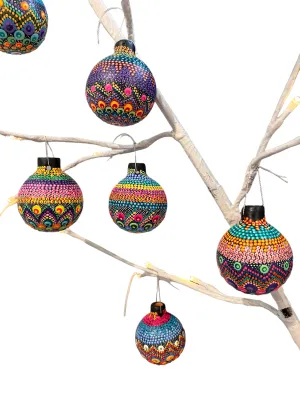 Hand painted Ball Ornaments