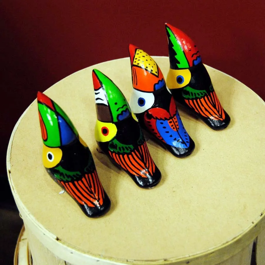 Hand-Painted Bird Whistle