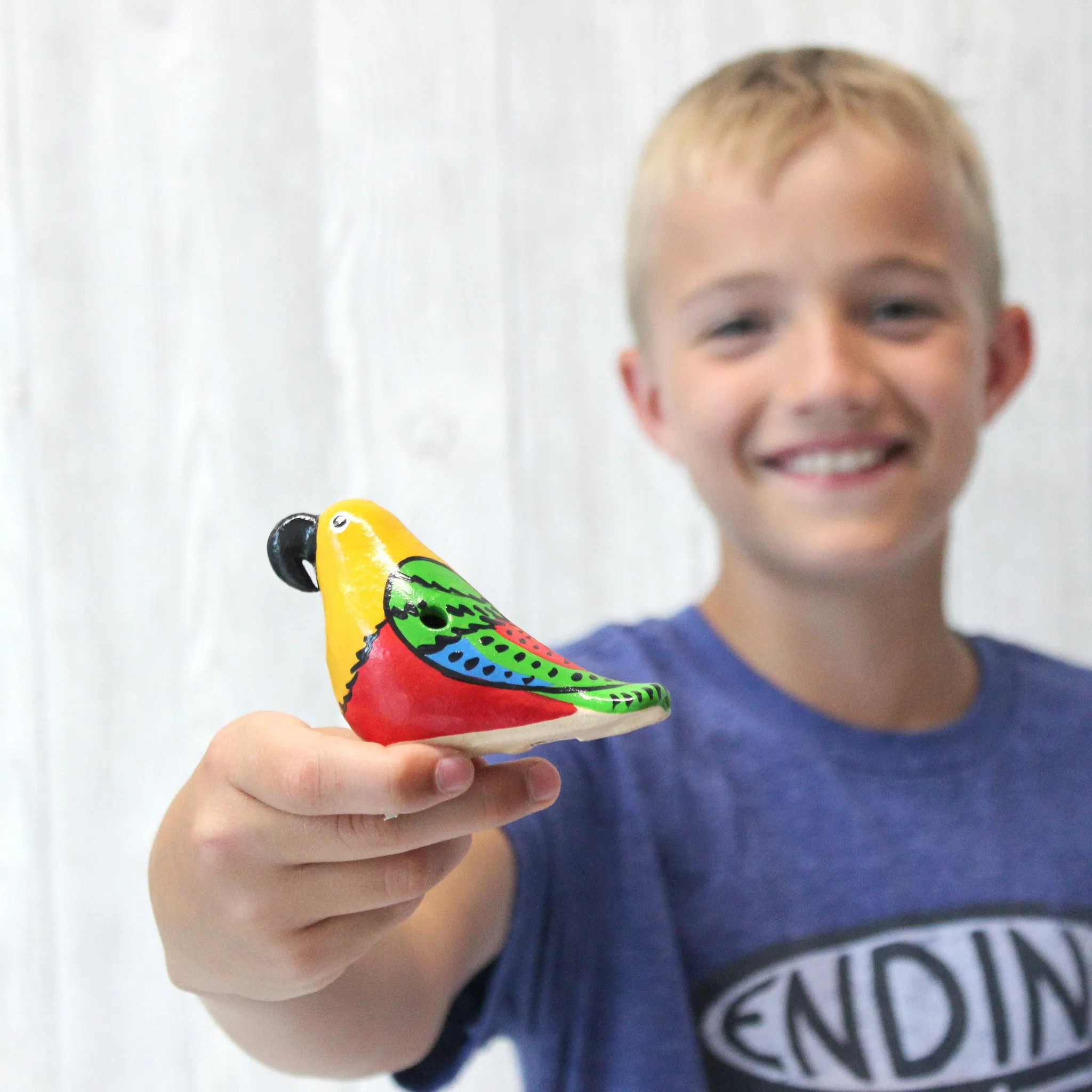 Hand-Painted Bird Whistle