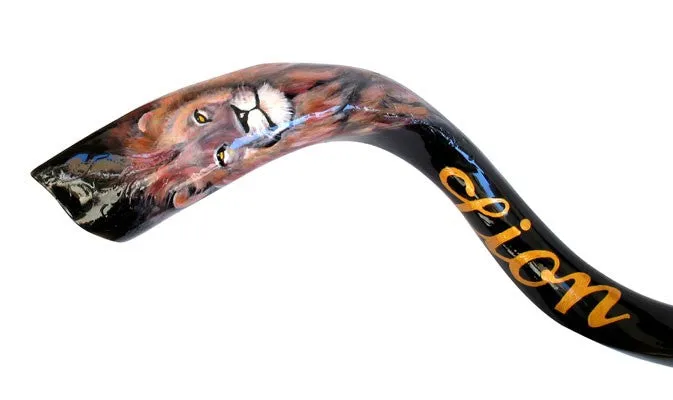 Hand Painted Yemenite Shofar