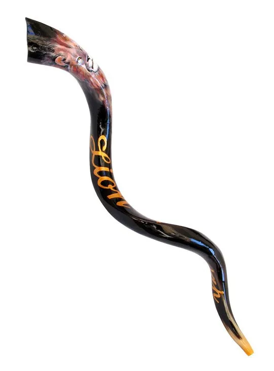 Hand Painted Yemenite Shofar