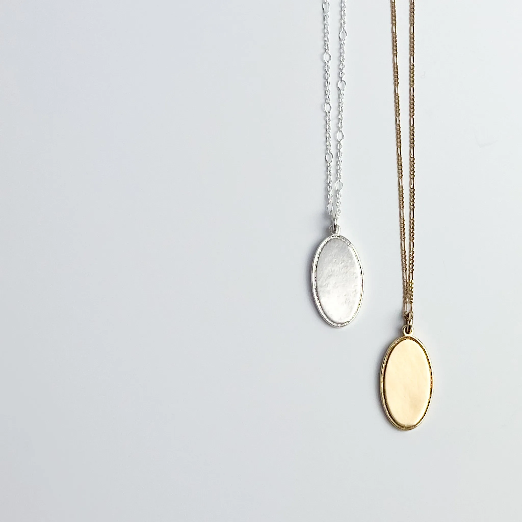 Jewelry | Heirloom Collection | Oval Frame Tag Necklace