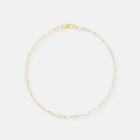 Paperclip Chain Bracelet - Dainty Weight