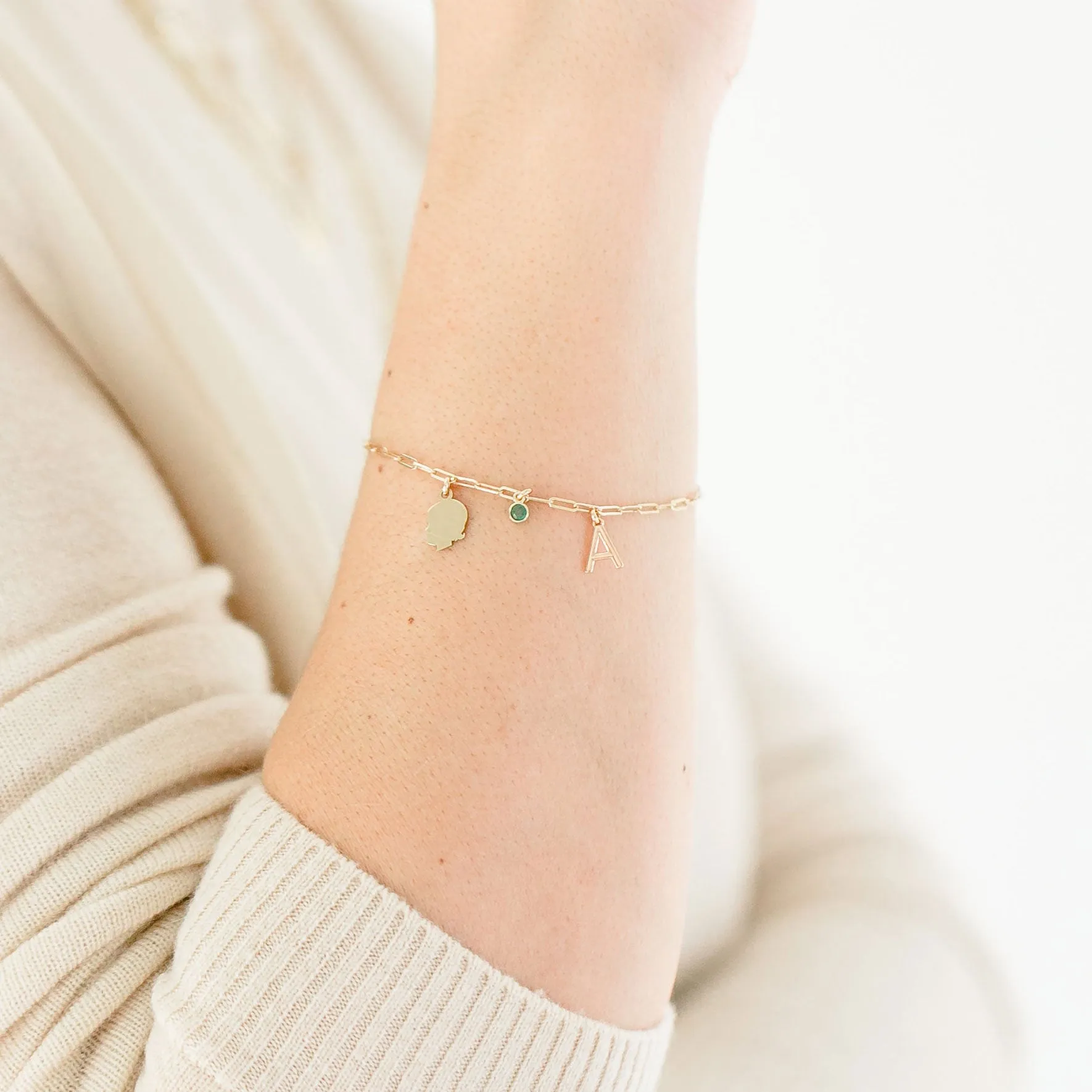 Paperclip Chain Bracelet - Dainty Weight