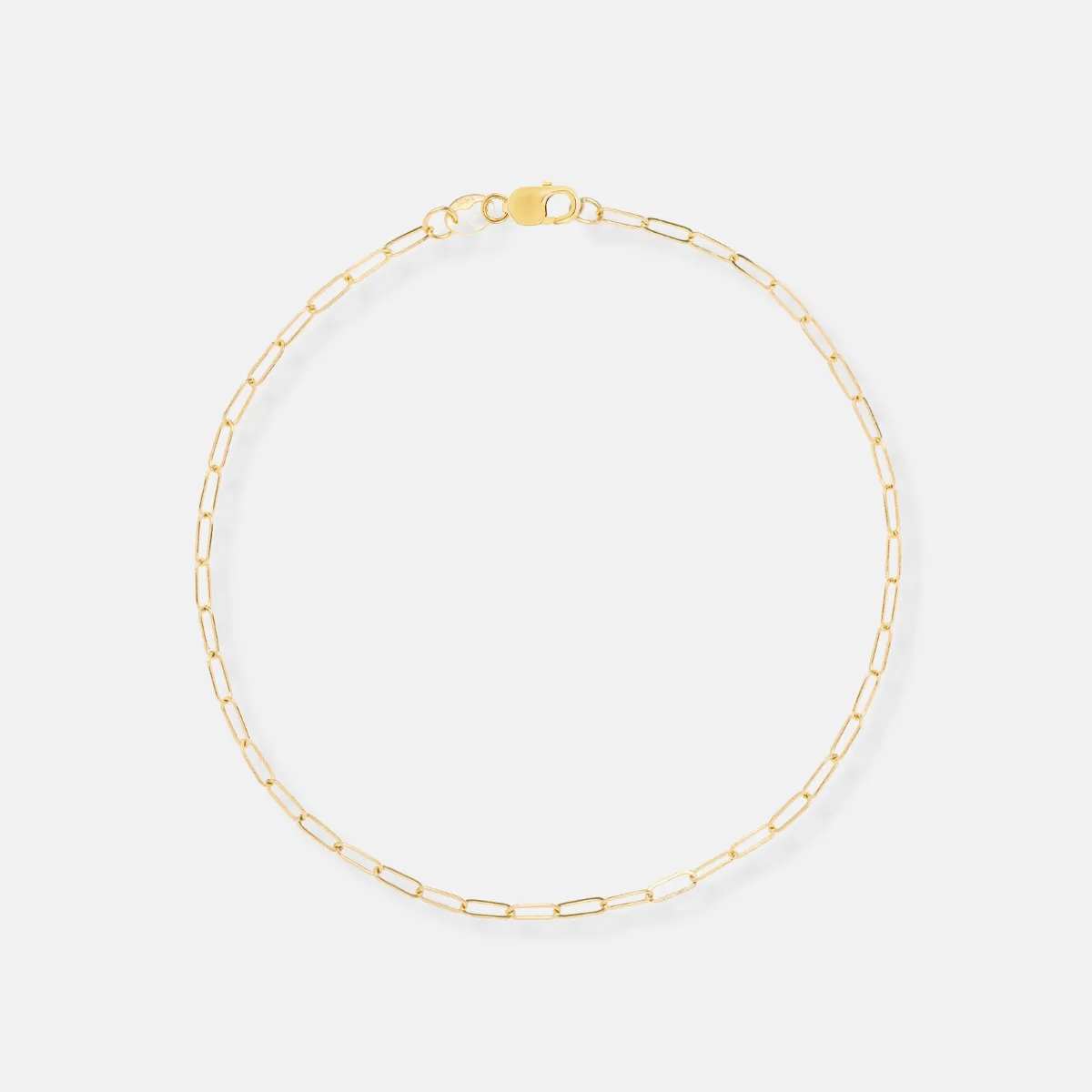 Paperclip Chain Bracelet - Dainty Weight