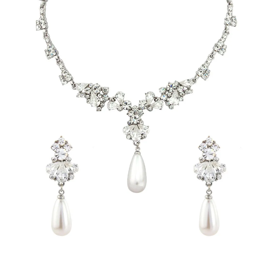 Pearl Heiress Jewellery Set - Clip On Earrings