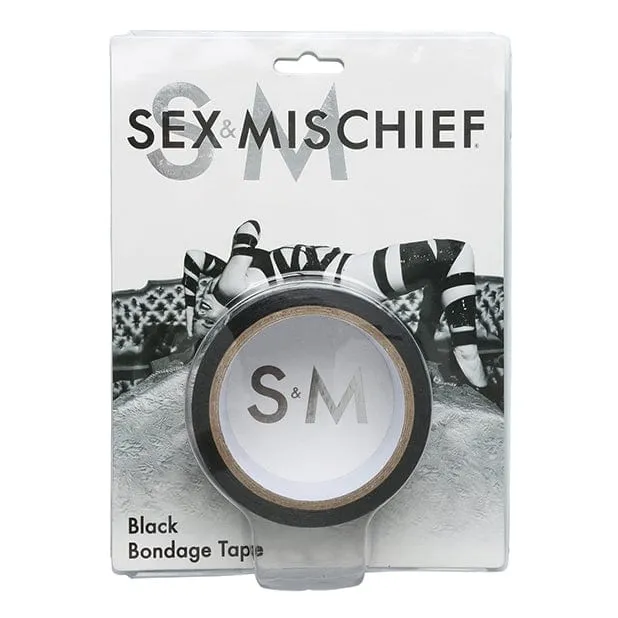 S&M - Sex and Mischief BDSM Bondage Tape (Black)