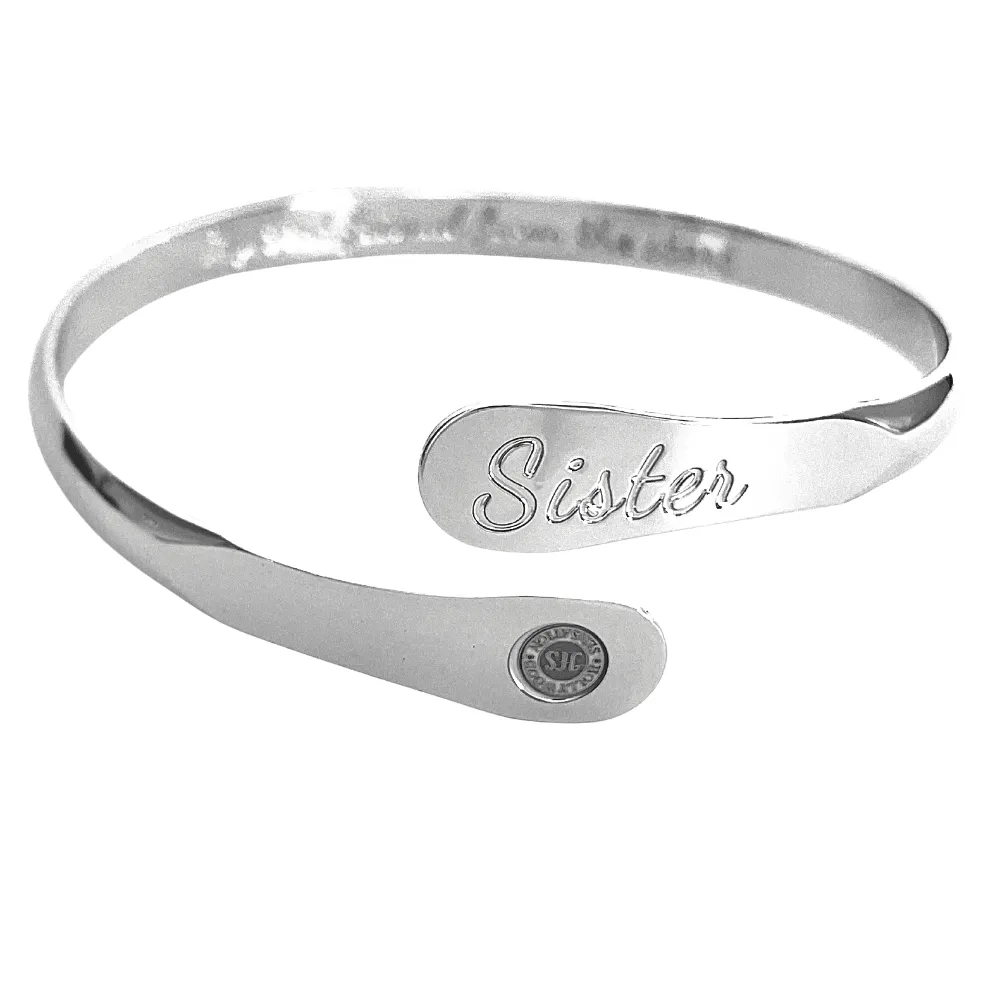 Sister Bracelets,  Engraved Bracelets My best friend from the start