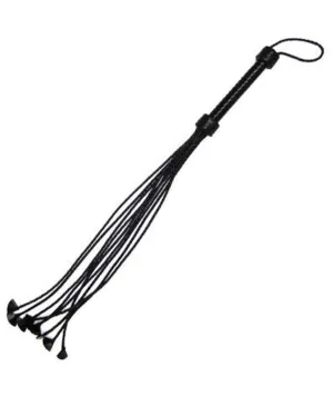 Sweet Discipline Cat O Nine Tails Flogger In Black