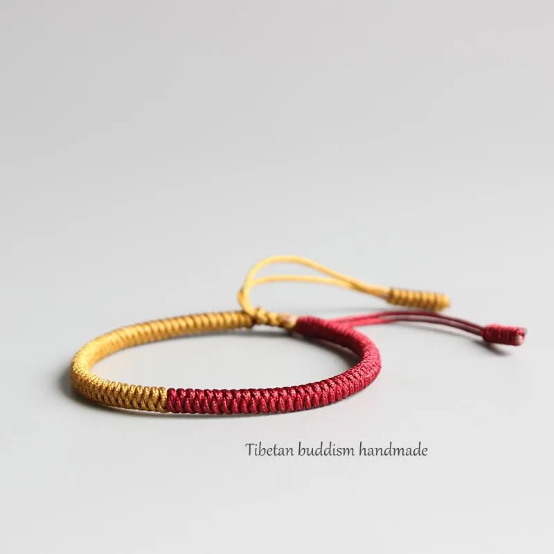 Tibetan Lucky Rope Lama Braided Knot Bracelet