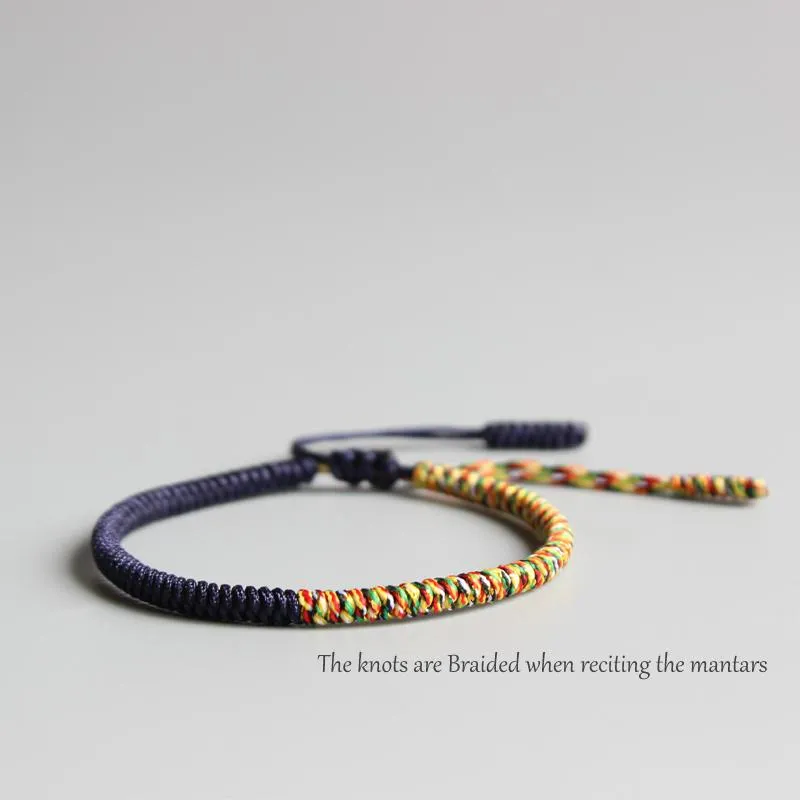 Tibetan Lucky Rope Lama Braided Knot Bracelet