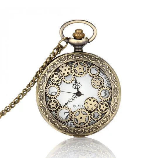 Vintage Bronze Pocket Watch