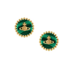 Vivienne Westwood Gold/Malachite Neyla Earrings